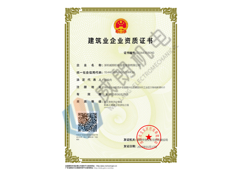 公司资质展示三